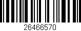 Código de barras (EAN, GTIN, SKU, ISBN): '26466570'