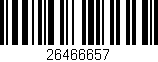 Código de barras (EAN, GTIN, SKU, ISBN): '26466657'