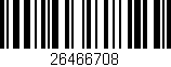 Código de barras (EAN, GTIN, SKU, ISBN): '26466708'