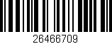 Código de barras (EAN, GTIN, SKU, ISBN): '26466709'