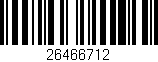 Código de barras (EAN, GTIN, SKU, ISBN): '26466712'