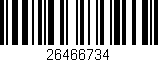 Código de barras (EAN, GTIN, SKU, ISBN): '26466734'