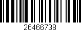 Código de barras (EAN, GTIN, SKU, ISBN): '26466738'