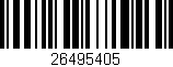 Código de barras (EAN, GTIN, SKU, ISBN): '26495405'