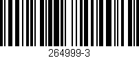 Código de barras (EAN, GTIN, SKU, ISBN): '264999-3'