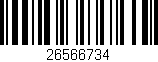 Código de barras (EAN, GTIN, SKU, ISBN): '26566734'