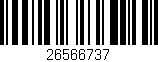 Código de barras (EAN, GTIN, SKU, ISBN): '26566737'