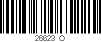 Código de barras (EAN, GTIN, SKU, ISBN): '26623_O'