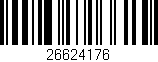 Código de barras (EAN, GTIN, SKU, ISBN): '26624176'