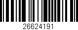 Código de barras (EAN, GTIN, SKU, ISBN): '26624191'