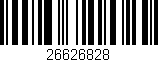 Código de barras (EAN, GTIN, SKU, ISBN): '26626828'