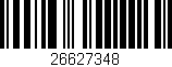 Código de barras (EAN, GTIN, SKU, ISBN): '26627348'