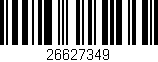 Código de barras (EAN, GTIN, SKU, ISBN): '26627349'