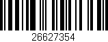 Código de barras (EAN, GTIN, SKU, ISBN): '26627354'