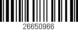 Código de barras (EAN, GTIN, SKU, ISBN): '26650966'