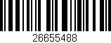 Código de barras (EAN, GTIN, SKU, ISBN): '26655488'