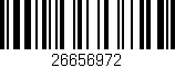 Código de barras (EAN, GTIN, SKU, ISBN): '26656972'