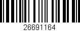 Código de barras (EAN, GTIN, SKU, ISBN): '26691164'