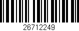 Código de barras (EAN, GTIN, SKU, ISBN): '26712249'