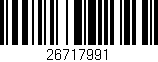 Código de barras (EAN, GTIN, SKU, ISBN): '26717991'