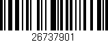 Código de barras (EAN, GTIN, SKU, ISBN): '26737901'