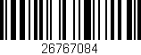 Código de barras (EAN, GTIN, SKU, ISBN): '26767084'