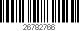 Código de barras (EAN, GTIN, SKU, ISBN): '26782766'