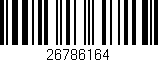 Código de barras (EAN, GTIN, SKU, ISBN): '26786164'