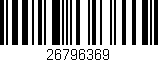 Código de barras (EAN, GTIN, SKU, ISBN): '26796369'