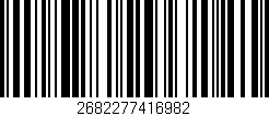 Código de barras (EAN, GTIN, SKU, ISBN): '2682277416982'