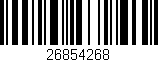 Código de barras (EAN, GTIN, SKU, ISBN): '26854268'