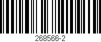 Código de barras (EAN, GTIN, SKU, ISBN): '268566-2'