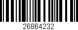 Código de barras (EAN, GTIN, SKU, ISBN): '26864232'