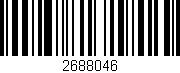Código de barras (EAN, GTIN, SKU, ISBN): '2688046'
