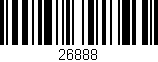 Código de barras (EAN, GTIN, SKU, ISBN): '26888'