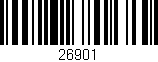 Código de barras (EAN, GTIN, SKU, ISBN): '26901'
