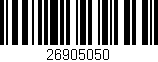 Código de barras (EAN, GTIN, SKU, ISBN): '26905050'