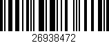 Código de barras (EAN, GTIN, SKU, ISBN): '26938472'