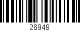Código de barras (EAN, GTIN, SKU, ISBN): '26949'
