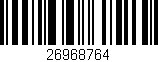 Código de barras (EAN, GTIN, SKU, ISBN): '26968764'