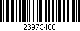 Código de barras (EAN, GTIN, SKU, ISBN): '26973400'