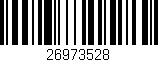Código de barras (EAN, GTIN, SKU, ISBN): '26973528'