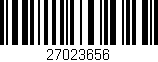 Código de barras (EAN, GTIN, SKU, ISBN): '27023656'