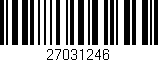 Código de barras (EAN, GTIN, SKU, ISBN): '27031246'