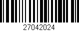 Código de barras (EAN, GTIN, SKU, ISBN): '27042024'