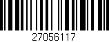 Código de barras (EAN, GTIN, SKU, ISBN): '27056117'