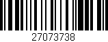 Código de barras (EAN, GTIN, SKU, ISBN): '27073738'