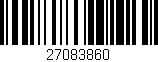 Código de barras (EAN, GTIN, SKU, ISBN): '27083860'