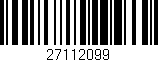 Código de barras (EAN, GTIN, SKU, ISBN): '27112099'