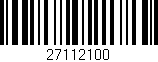 Código de barras (EAN, GTIN, SKU, ISBN): '27112100'